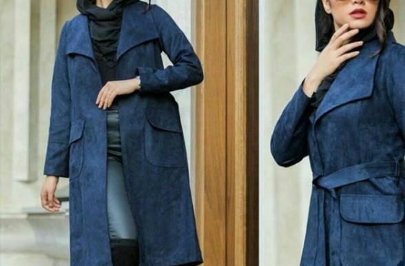 شیک ترین مدل های مانتو کبریتی رنگی