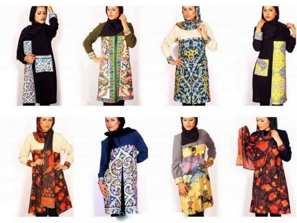 انواع مانتو نخی زنانه