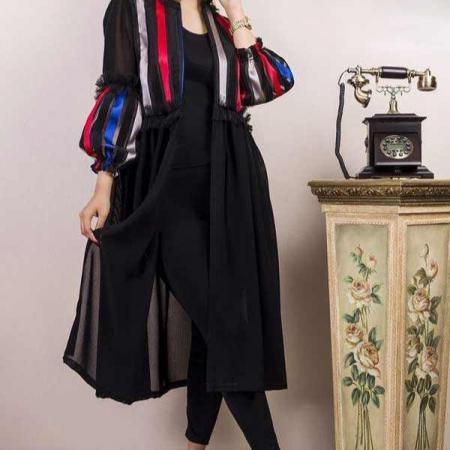 انواع مانتو حریر مجلسی ساده