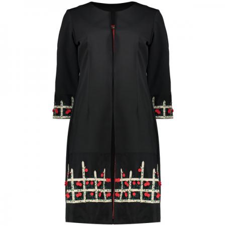 خرید مانتو کرپ مازراتی زنانه