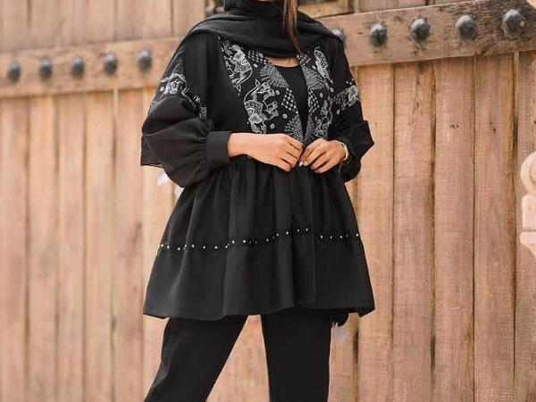 نحوه دوخت مانتو مزونی کوتاه