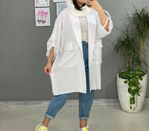 خرید مانتو شیک زنانه فری سایز