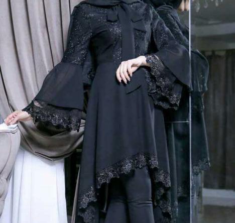 نحوه دوخت مانتو مجلسی بلند