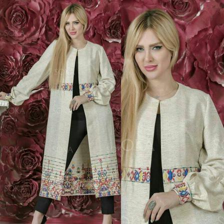 عرضه کننده مانتو حاشیه دار شیک