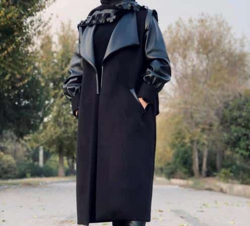 بررسی کیفی مانتو مجلسی مشکی