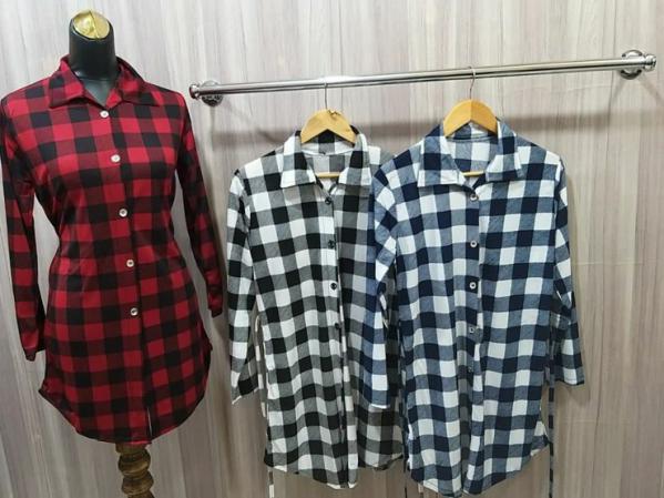 قیمت تولیدی مانتو اسپرت چهارخانه