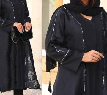 خرید و قیمت مانتو مجلسی مشکی